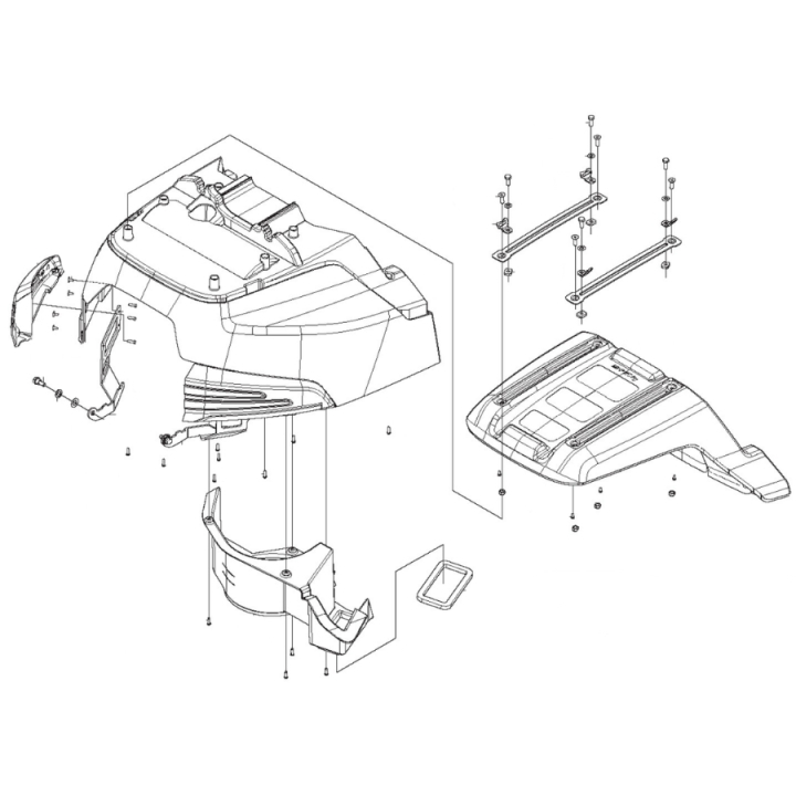 Hood Assy R420Tsx Awd in the group at Motorsågsbutiken (5909009-01)