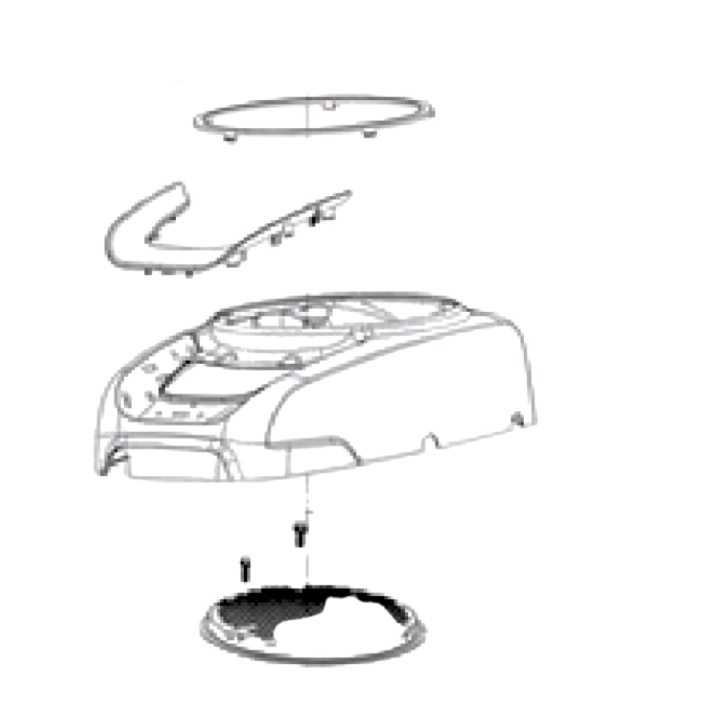 Service Kit Start Cover Sat Us 5909048-01 in the group  at Motorsågsbutiken (5909048-01)