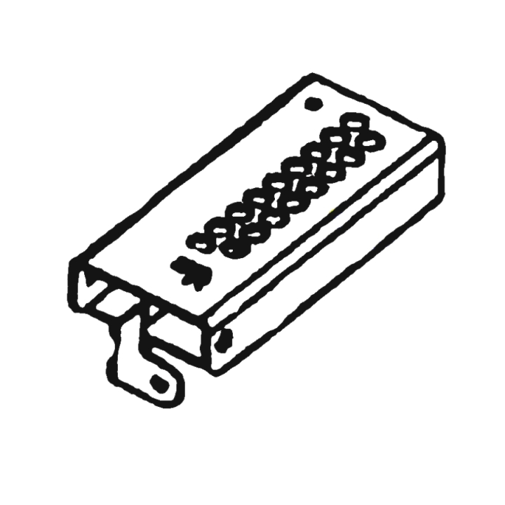 Height adjuster bracket, weldm in the group at Motorsågsbutiken (5909343-02)