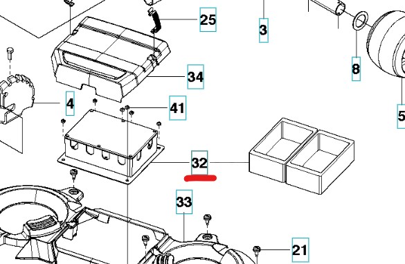 Engine Control Unit, Mower Deck 5914572-01 in the group  at Motorsågsbutiken (5914572-01)
