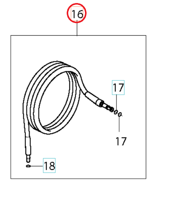 Hose Steel Arm 13M Xt 5926176-45 in the group  at Motorsågsbutiken (5926176-45)