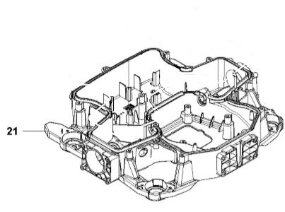 CHASSIS LOWER FRONT in the group Automower 435X AWD - 2021 at Motorsågsbutiken (5927436-01)