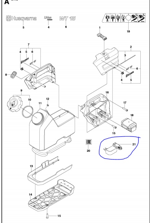 CHARGER 18V LI-ION EU in the group Construction / Power cutters / Accessories Power Cutters at Motorsågsbutiken (5929939-01)