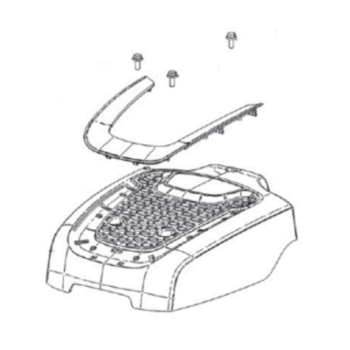 Cover Kit Rvm120 Top Clothes Kit 5930577-01 in the group at Motorsågsbutiken (5930577-01)