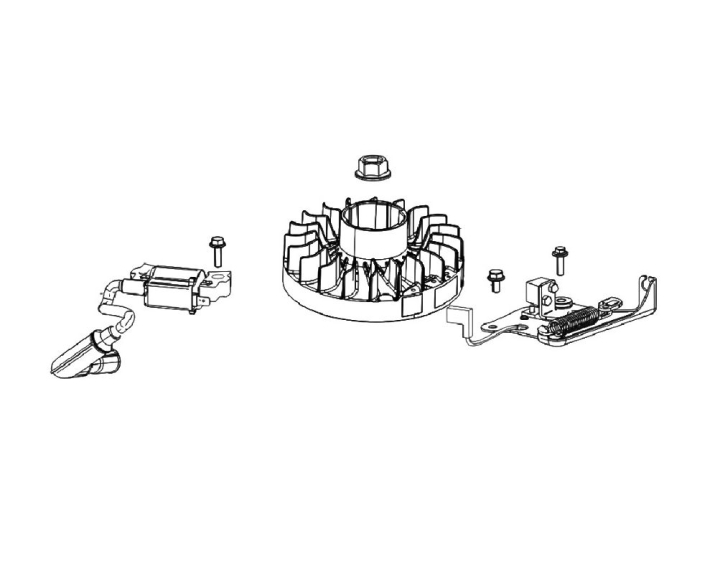 Flywheel Assy Rvm120 Flywheel 5930596-01 in the group at Motorsågsbutiken (5930596-01)