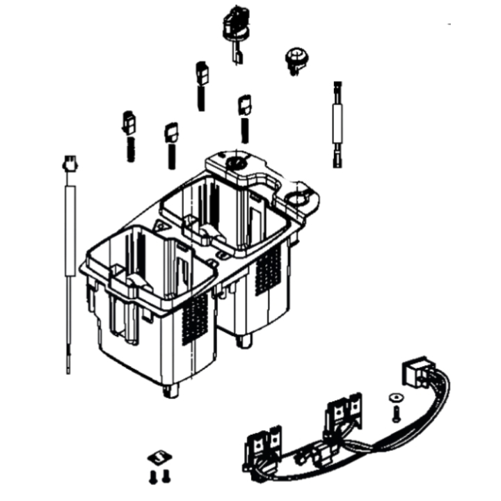 Battery Box Spare Part Assy Lc 5931245-03 in the group  at Motorsågsbutiken (5931245-03)