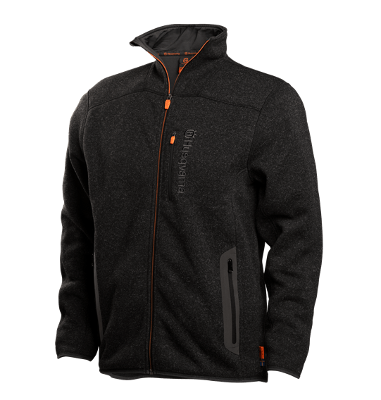 Husqvarna Xplorer Fleece jacket men granite grey in the group Clothes & Protective Equipment / Xplorer Casual clothes at Motorsågsbutiken (5932523-58)