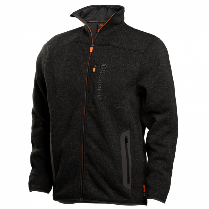 Husqvarna Xplorer Fleece jacket men granite grey in the group Clothes & Protective Equipment / Xplorer Casual clothes at Motorsågsbutiken (5932523)