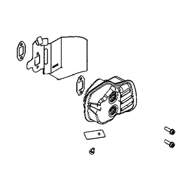 Muffler Assy in the group  at Motorsågsbutiken (5938764-02)