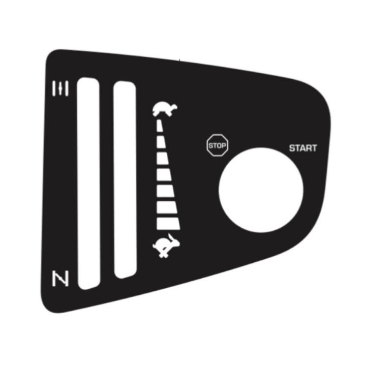 Decal Controls For Choke in the group  at Motorsågsbutiken (5947375-01)