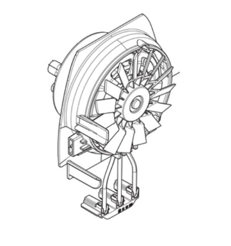 Motor Assy Adapter Spare Part 5950107-08 in the group  at Motorsågsbutiken (5950107-08)