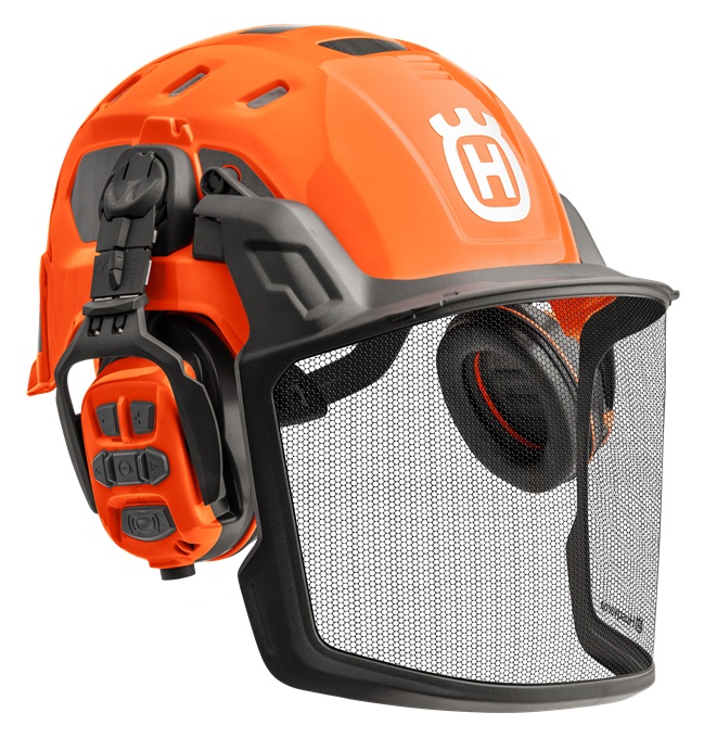 Forest helmet Husqvarna Technical X-com R, Bluetooth and FM radio in the group Clothes & Protective Equipment / Protective Helmets at Motorsågsbutiken (5950843-01)