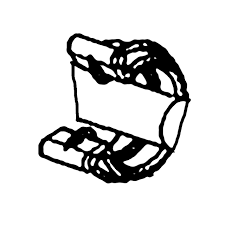 Clip Convoluted Tube, 1/4 Blac in the group  at Motorsågsbutiken (5952717-01)