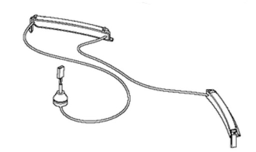 Orange LED wiring harness for Automower 520 EPOS, 550 EPOS in the group  at Motorsågsbutiken (5953122-02)
