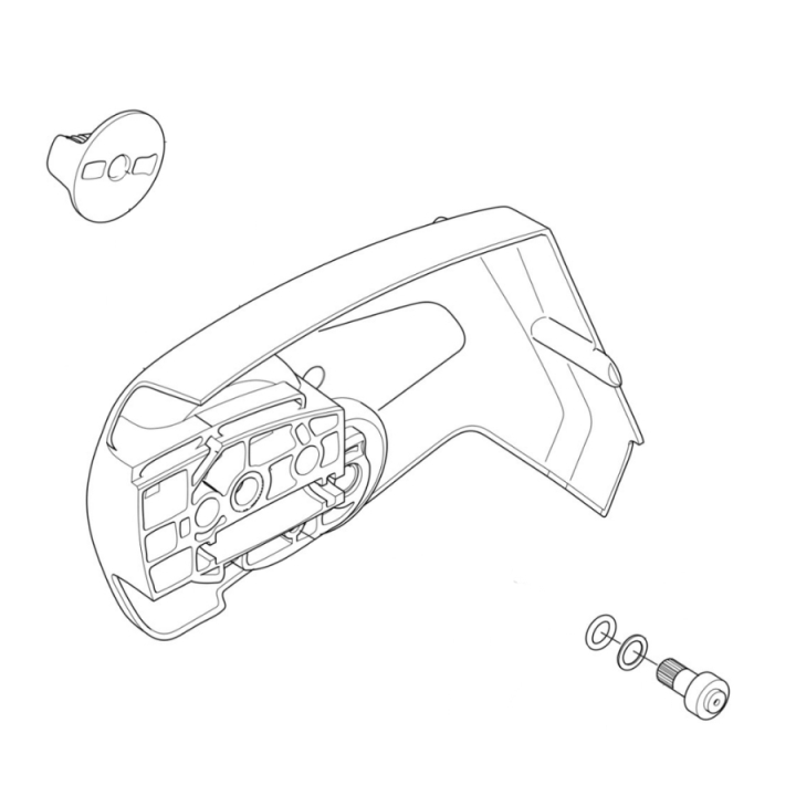 Clutch Cover Assy Toolless 5953148-01 in the group  at Motorsågsbutiken (5953148-01)