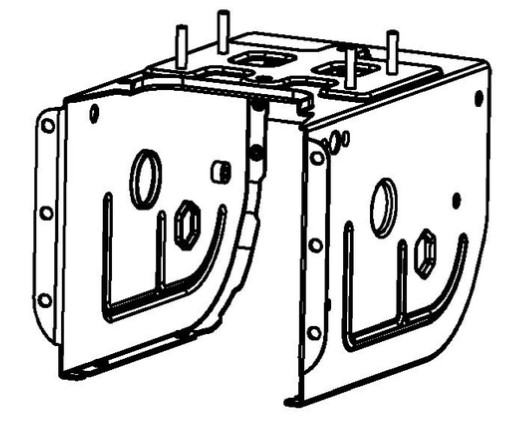 Frame assembly in the group  at Motorsågsbutiken (5960131-02)