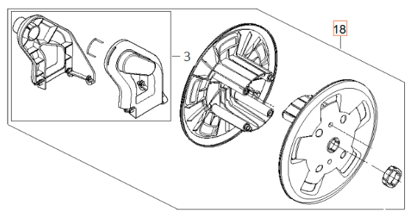 Hose Roller Set 5960269-01 in the group  at Motorsågsbutiken (5960269-01)