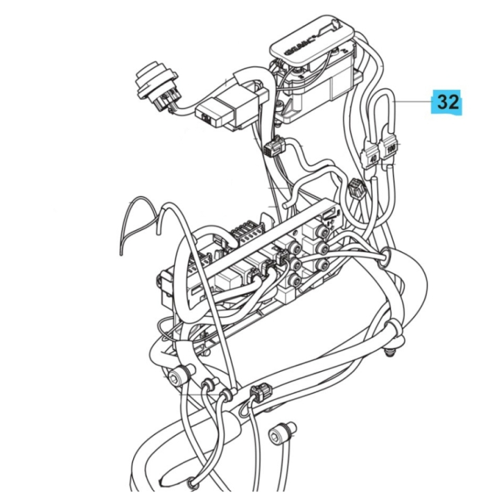 Wiring Assy Power Supply W122 in the group at Motorsågsbutiken (5960280-04)