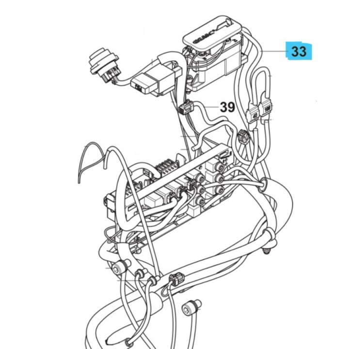 Wiring Assy Power Supply W122 in the group at Motorsågsbutiken (5960280-05)