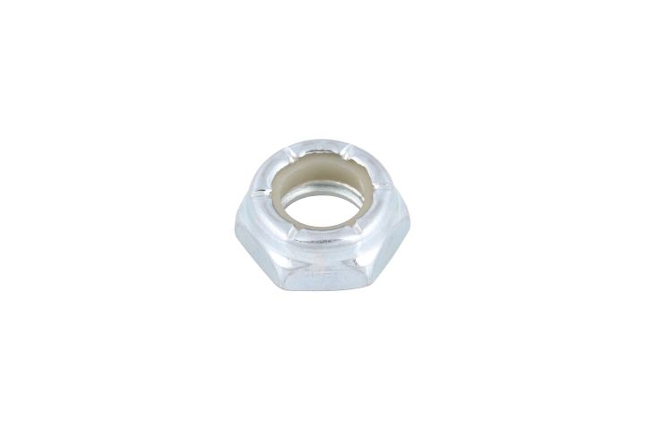 Nut prevailing torque hexagon nut w nonmet i 3/8-16 x.564 in jam nyloc clear zinc in the group  at Motorsågsbutiken (5962308-01)