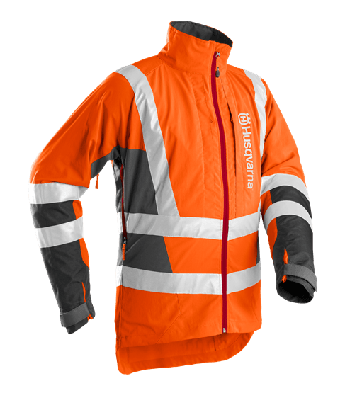 Jacket Husqvarna Technical High Viz EN20471, 62 in the group Clothes & Protective Equipment / Protective Jackets at Motorsågsbutiken (5963037-62)