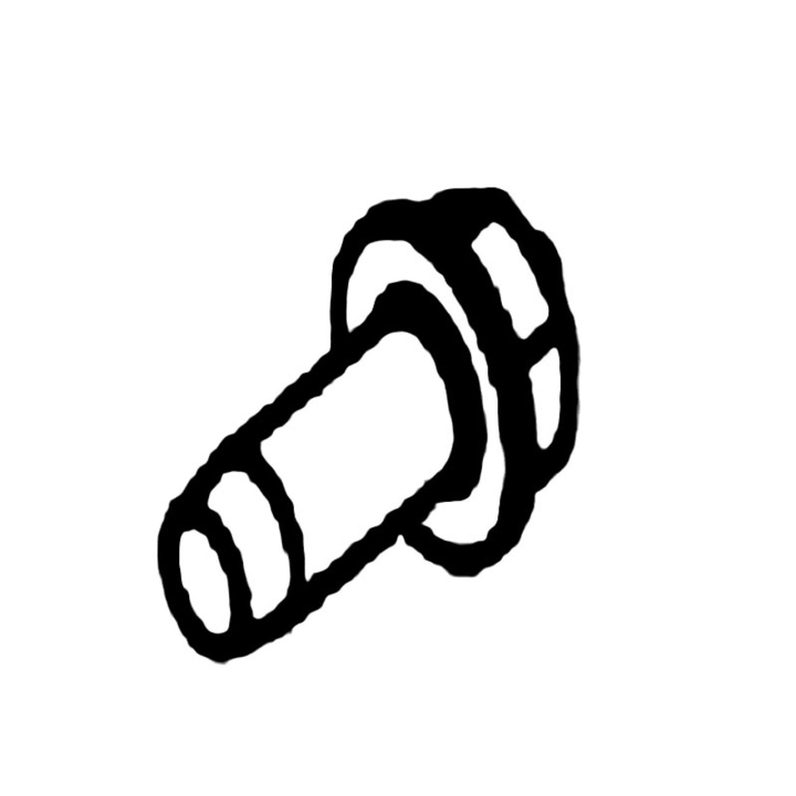 Screw Hexagon Screw With Colla in the group  at Motorsågsbutiken (5966373-01)