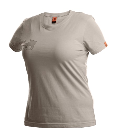 Husqvarna Xplorer T-shirt Short Sleeve Light Beige Woman in the group Clothes & Protective Equipment / Xplorer Casual clothes at Motorsågsbutiken (5967249)