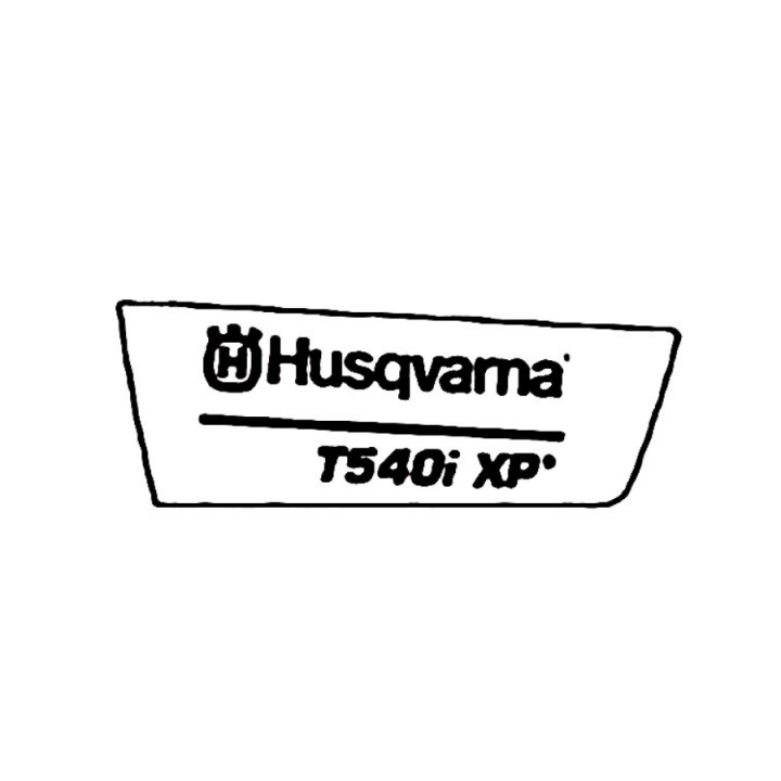 Decal Product T540 No Bluetooth 5970202-03 in the group Spare parts Husqvarna T540i XP at Motorsågsbutiken (5970202-03)