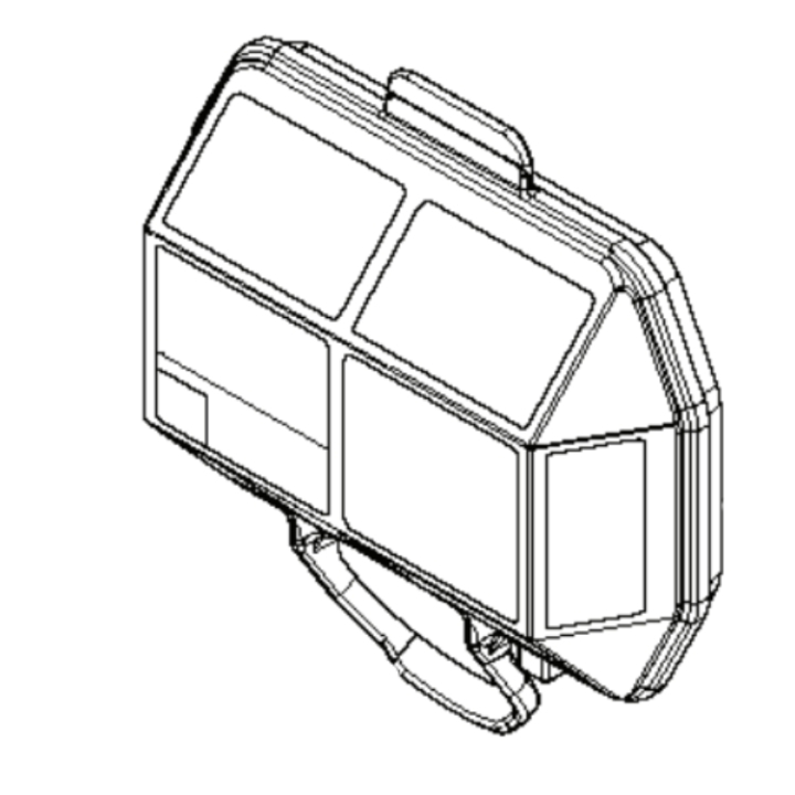 Air Filter Half 5971760-01 in the group Husqvarna Chainsaw 5-series / Spare parts Husqvarna T525 chainsaw at Motorsågsbutiken (5971760-01)