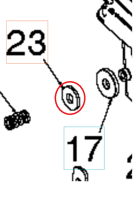 Washer Washer 13/32 X 1 X 7/64 in the group  at Motorsågsbutiken (5973674-01)