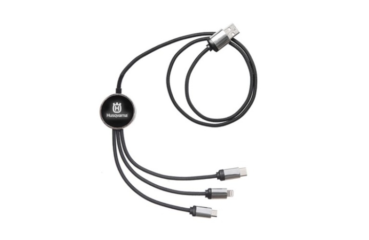 Charging cable, 3 in 1 in the group Clothes & Protective Equipment / Workwear / Accessories at Motorsågsbutiken (5974927-01)