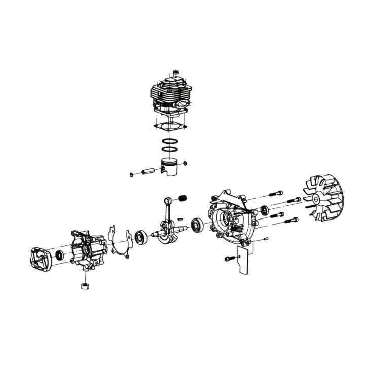 Engine Assy Engine Asm - Mccul 5975932-01 in the group at Motorsågsbutiken (5975932-01)