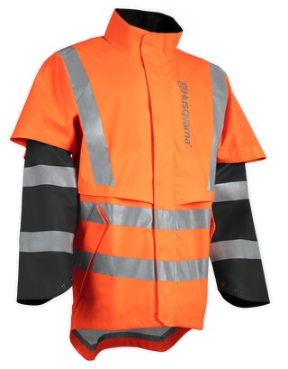 Rainjacket Husqvarna Functional EN 20471, M in the group Clothes & Protective Equipment / Protective Jackets at Motorsågsbutiken (5976628-50)