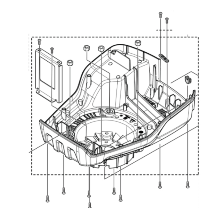 Cover Pro Powerhead Bottom 5979378-01 in the group at Motorsågsbutiken (5979378-01)