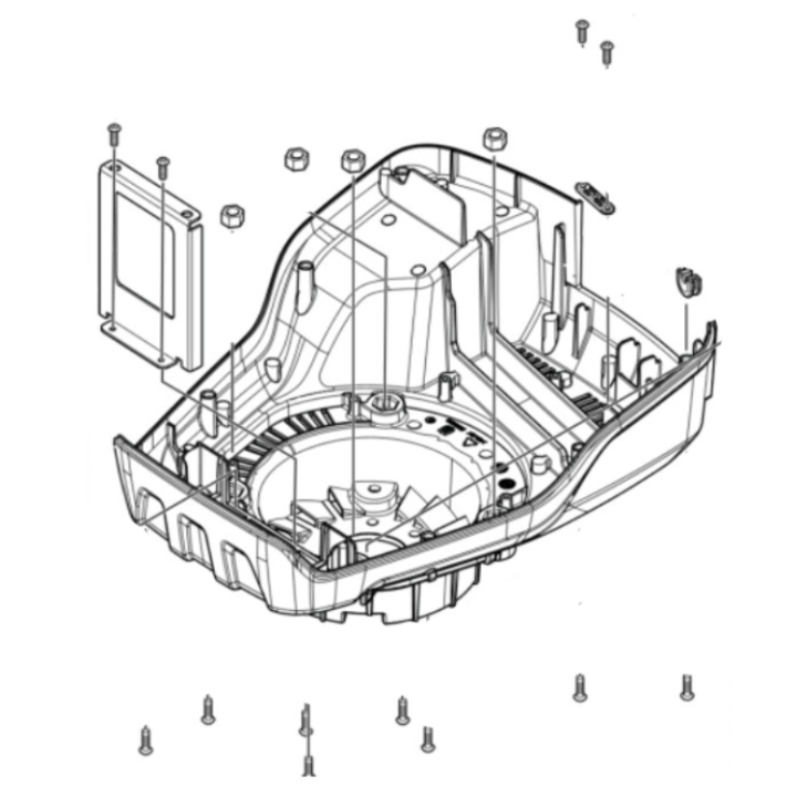 Cover Pro Powerhead Bottom 5979378-01 in the group  at Motorsågsbutiken (5979378-01)