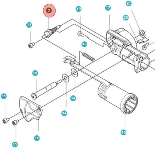 Locking Pin Assy in the group  at Motorsågsbutiken (5979739-01)