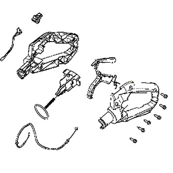 Rear Handle Assy 322Hd60 in the group at Motorsågsbutiken (5983874-01)