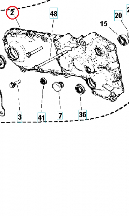 Engine Head Crankcase Right 5986763-01 in the group  at Motorsågsbutiken (5986763-01)