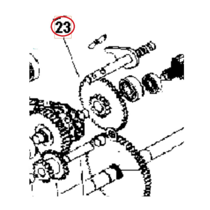 Gear 15-44 5986775-01 in the group at Motorsågsbutiken (5986775-01)