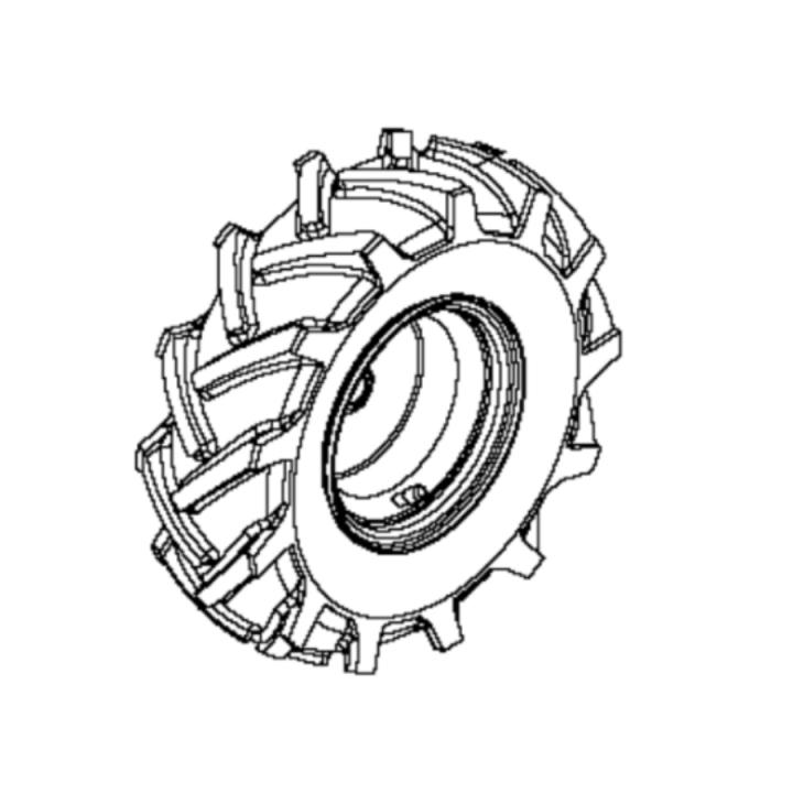 Left Wheel 3.50X6 5986783-01 in the group at Motorsågsbutiken (5986783-01)
