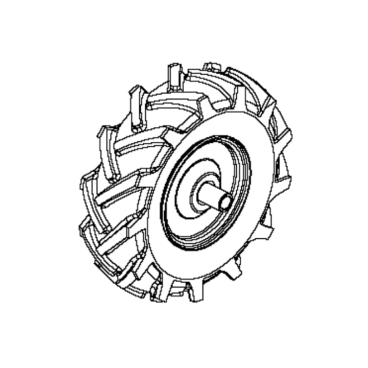 Right Wheel 3.50X6 5986785-01 in the group at Motorsågsbutiken (5986785-01)