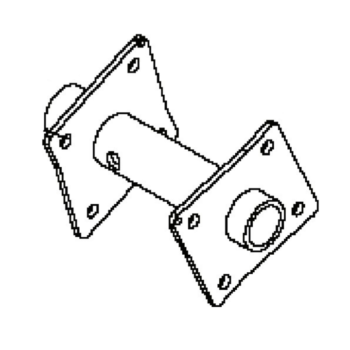 Tine Roto 400 Left Pin Hub B 5986788-01 in the group at Motorsågsbutiken (5986788-01)