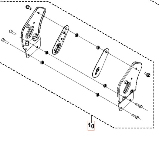 Support Kit Handle Mount Kit 5986841-13 in the group at Motorsågsbutiken (5986841-13)