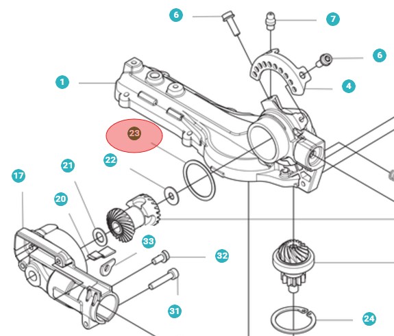 Spacer Ring 37.5X31 in the group  at Motorsågsbutiken (5987048-01)