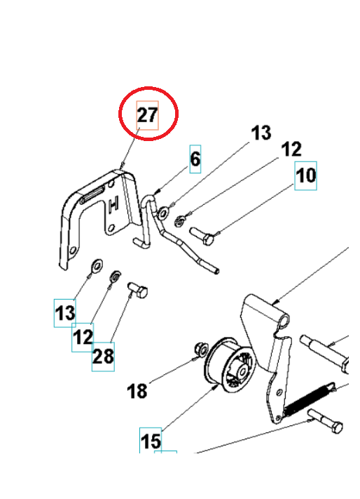 Cover Hc Friction Drive Gutter in the group  at Motorsågsbutiken (5987120-02)