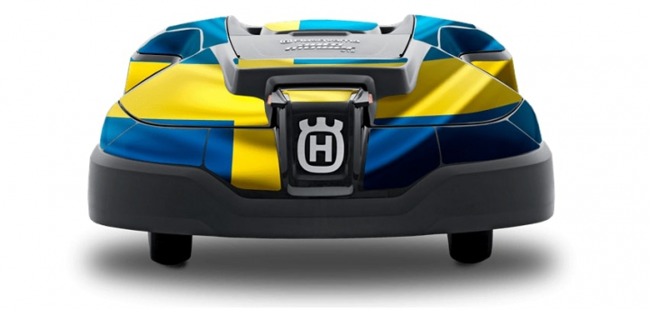 Foil set Swedish flag for Automower 310/315 in the group Forest and Garden Products / Robotic Lawn Mower / Accessories robotic lawn mower at Motorsågsbutiken (5992953-02)