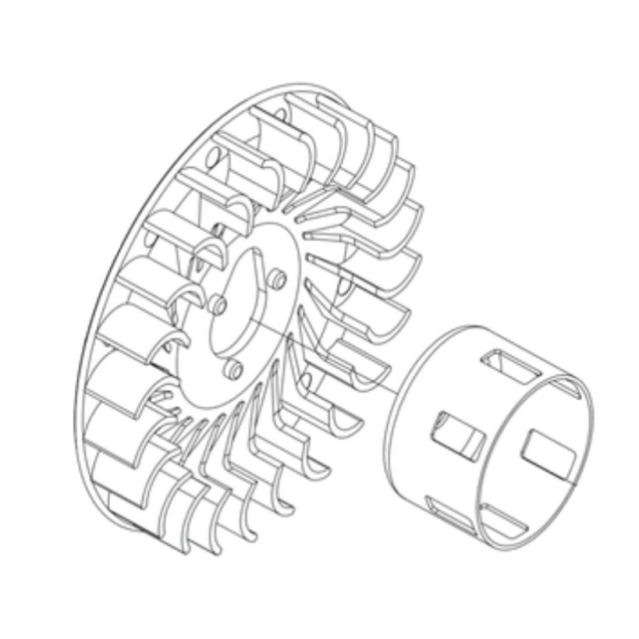 Flywheel assembly in the group  at Motorsågsbutiken (5993489-06)