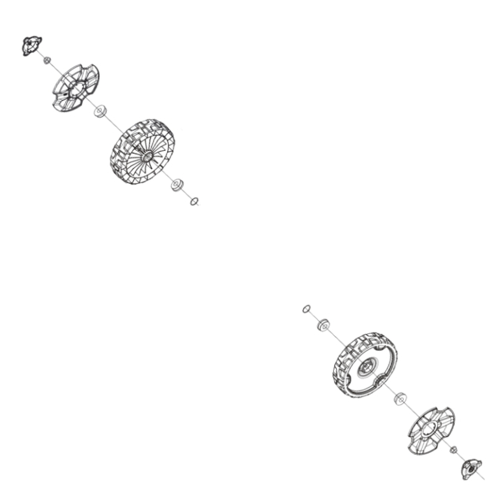 Wheel 5993494-22 in the group  at Motorsågsbutiken (5993494-22)