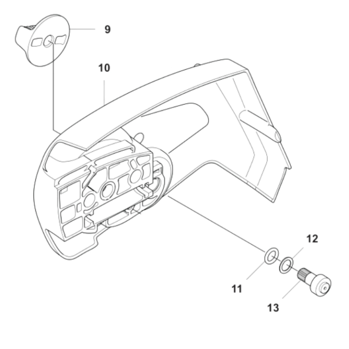 Clutch Cover Assy Clutch Cover 5995894-01 in the group  at Motorsågsbutiken (5995894-01)