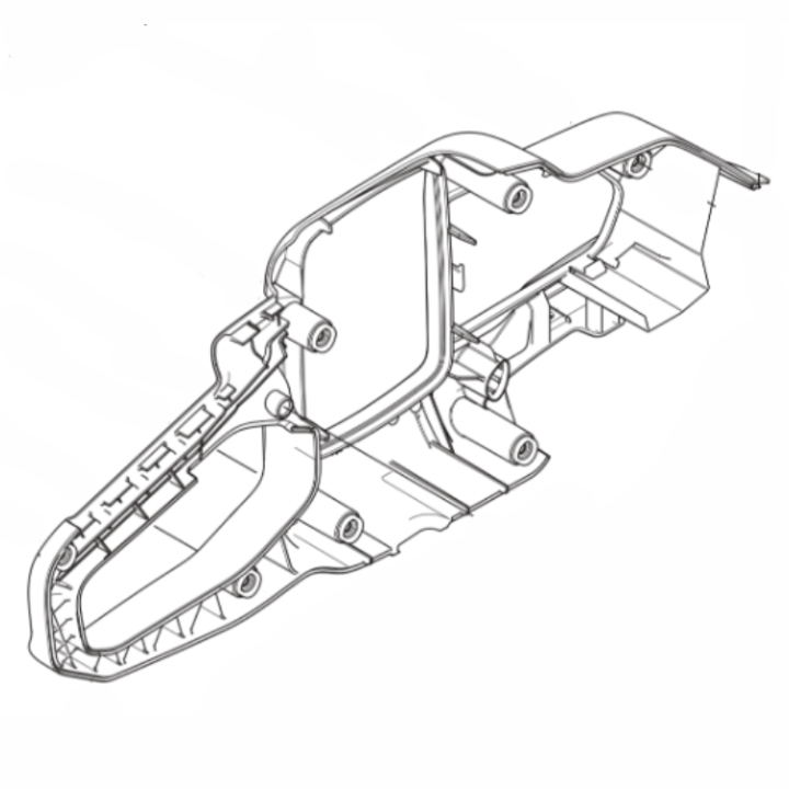 Housing Left 5996188-01 in the group  at Motorsågsbutiken (5996188-01)